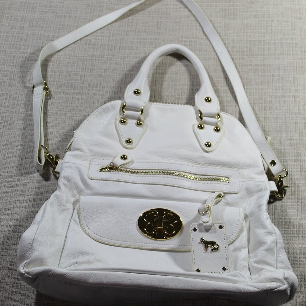 Emma Fox Cream Leather Purse - ALMOST NEW